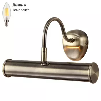 Картинная подсветка с лампочкой Arte lamp A5023AP-1AB+Lamps