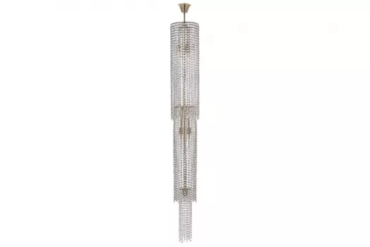 Каскадная хрустальная люстра Arti Lampadari Stella E 1.3.20.105 G
