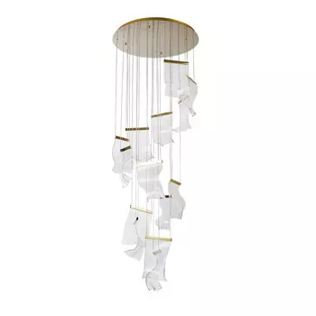 Каскадная люстра Arte Lamp Grappolo A2283SP-14GO