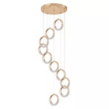 Каскадная люстра Arte Lamp Montana A7777SP-10GO