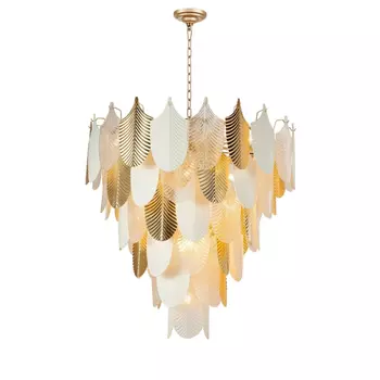 Каскадная люстра со светодиодными лампочками, комплект от Lustrof. №253674-616787