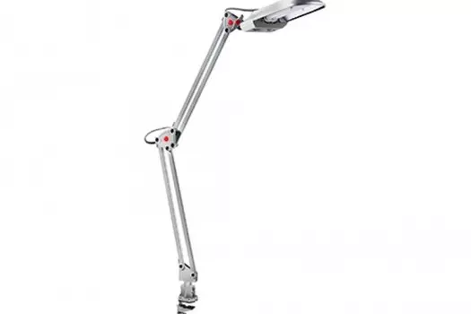 KD-017C C03 серебро Настольный светильник на струбцине Camelion 3280