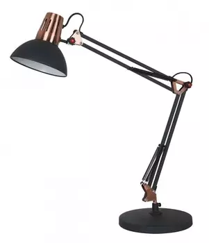 KD-431A Berlin С62 черный+медь Настольная лампа Camelion 13086