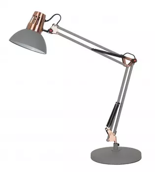 KD-431A Berlin С73 серый+медь Настольная лампа Camelion 13087