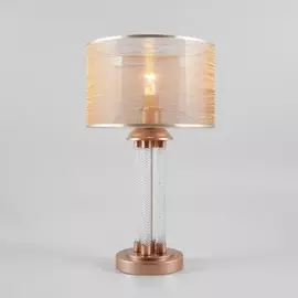 Классическая настольная лампа 01073/1 перламутровое золото