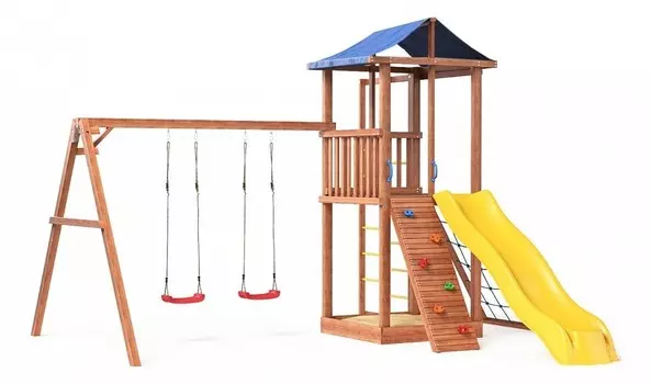 Комлекс игровой СГ4-Р926-Р912-Р981-тент Можга Красная Звезда 402999, СГ4-Р926-Р912-Р981-тент