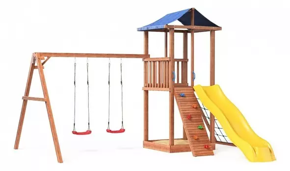 Комлекс игровой СГ4-Р926-Р912-тент Можга Красная Звезда 402946, СГ4-Р926-Р912-тент