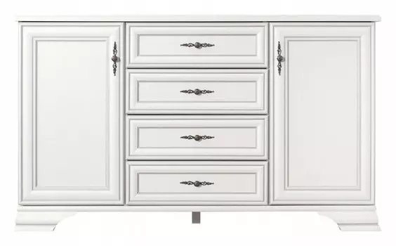 Комод Кентаки S132-KOM2D4S BlackRedWhite 00009802, S132-KOM2D4S