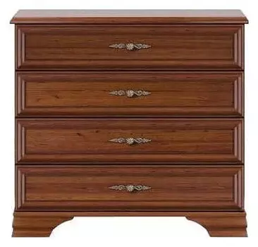 Комод Кентаки S132-KOM4S BlackRedWhite 00008028, S132-KOM4S