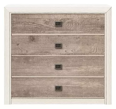 Комод Коен КОМ 4S BlackRedWhite 70002196, КОМ 4S