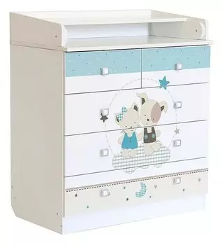 Комод пеленальный Polini kids Simple 1780 Лучшие друзья Polini 0001315.9.6