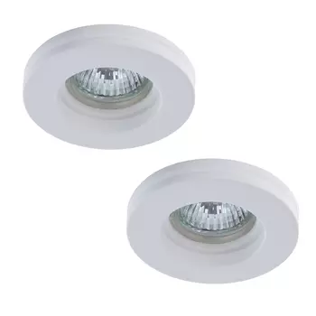 Комплект 2шт. Встраиваемый светильник Arte Lamp Invisible A9210PL-1WH-2