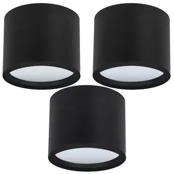 Комплект 3шт. Накладной светильник Arte Lamp Intercrus A5543PL-1BK-3