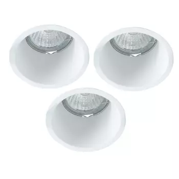 Комплект 3шт. Встраиваемый светильник Arte Lamp Grus A6667PL-1WH-3