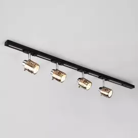 Комплект светильников на шинопроводе 1м Leonardo Eurosvet 20076/4 хром/античная бронза (a043558)