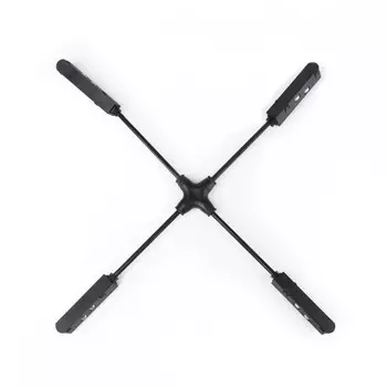Коннектор питания гибкий X-образный для магнитного шинопровода Ambrella light Track System Magnetic GL3639