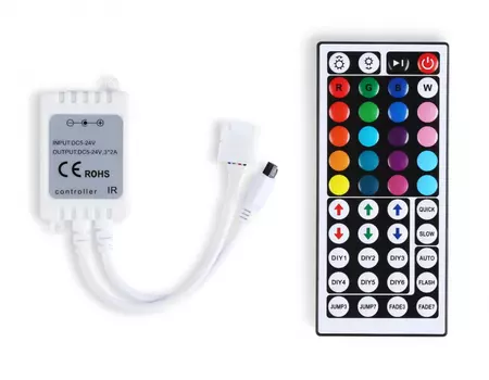 Контроллер для светодиодных лент RGB с инфракрасным пультом 6A 12V 72W/ 24V 144W Ambrella light ILLUMINATION LED Strip GS11251