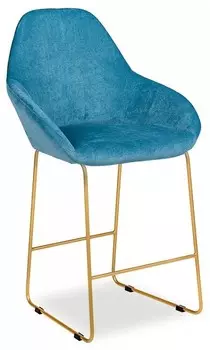 Кресло барное Kent R-Home 123030, 4101198h_БлюЗолот_БАР