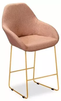Кресло барное Kent R-Home 123648, 4101198h_БраунЗолот_БАР