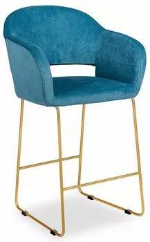 Кресло барное Oscar R-Home 123038, 4101188h_БлюЗолот_БАР