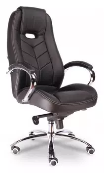 Кресло для руководителя Drift EC-331-1 Leather Black Everprof 202372, EC-331-1 Leather Black