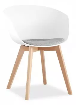 Кресло Libra Stool Group 8320F WHITE+LIGHT GREY