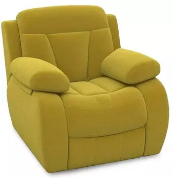 Кресло Манчестер Орматек 106-104-102 Кресло с ящиком МАНЧЕСТЕР Breeze yellow Рыжий