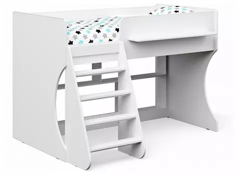 Кровать-чердак Р436 Капризун 404576, Р436-белый