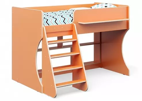 Кровать-чердак Р436 Капризун 405454, Р436-оранжевый