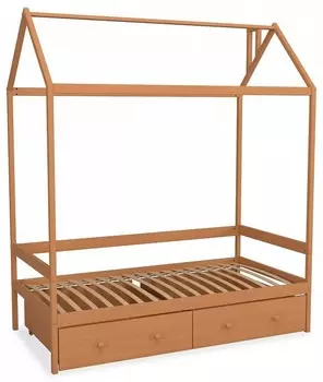 Кровать-домик Р424 Можга Красная Звезда 405833, Р424-бук-ящик