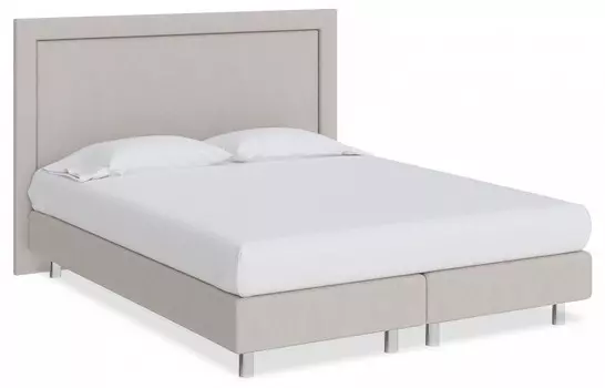 Кровать двуспальная London Boxspring Elite Proson 160-200 Кровать London Boxspring Elite Тетра Молочный