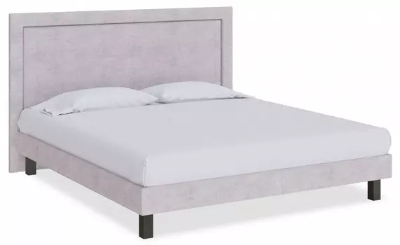 Кровать двуспальная London Boxspring Standart Proson 160-200 Кровать London Boxspring Standart Лофти Серый