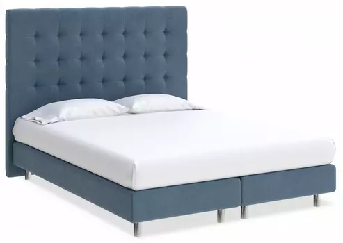 Кровать двуспальная Madrid Boxspring Elite Proson 160-200 Кровать Madrid Boxspring Elite Monopoly Прованский синий (792)