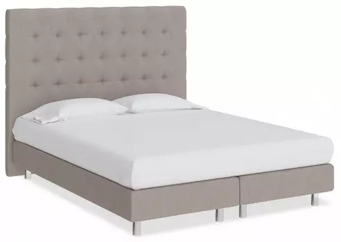 Кровать двуспальная Madrid Boxspring Lift Proson 160-200 Кровать Madrid Boxspring Lift Тетра Бежевый