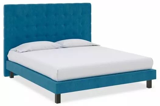 Кровать двуспальная Madrid Boxspring Standart Proson 160-200 Кровать Madrid Boxspring Standart Лофти Лазурь