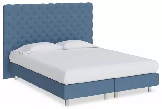 Кровать двуспальная Paris Boxspring Lift Proson 160-200 Кровать Paris Boxspring Lift Тетра Голубой