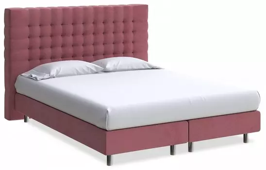 Кровать двуспальная Tallinn Boxspring Elite Proson 160-200 Кровать Tallinn Boxspring Elite Ultra Багряный