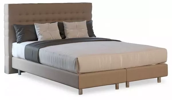 Кровать двуспальная Tallinn Boxspring Lift Proson 160-200 Кровать Tallinn Boxspring Lift Тетра Имбирь