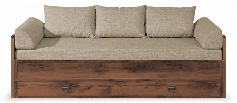 Кровать Индиана JLOZ 80/160 BlackRedWhite 00004831, JLOZ 80/160