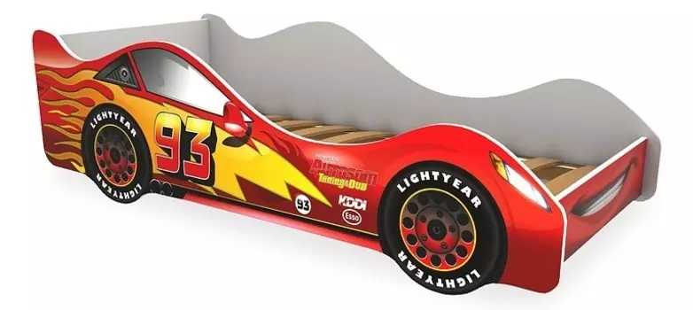 Кровать-машина Тачка красная Бельмарко 17891, 512