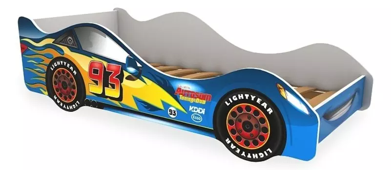 Кровать-машина Тачка синяя Бельмарко 17892, 514