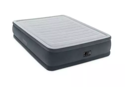 Кровать-матрас Intex "QUEEN DURA-BEAM SERIES ELEVATED AIRBED WITH BIP", 203х152х46см, эл-н. 220V 64414NP (28269035)
