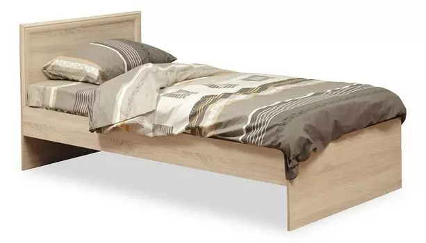 Кровать односпальная 21.55 Олимп-мебель 21.55 Кровать одинарная с настилом (спальное место 900*2000), ML635, П00038870