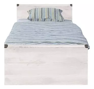 Кровать-односпальная Индиана JLOZ 90 BlackRedWhite 70003495