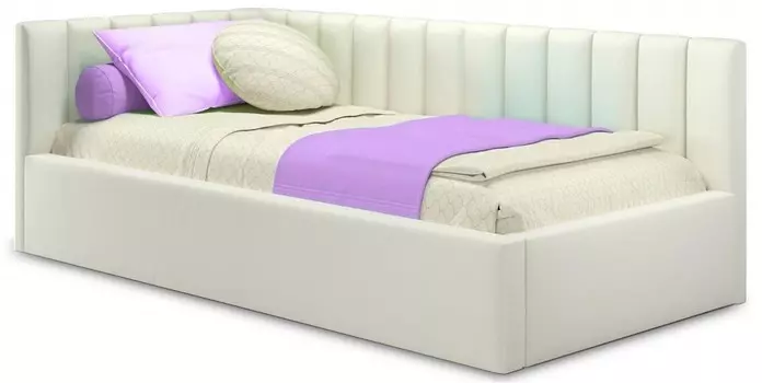 Кровать односпальная Milena 2000x900 c матрасом ГОСТ Наша мебель ТЭ-00004057