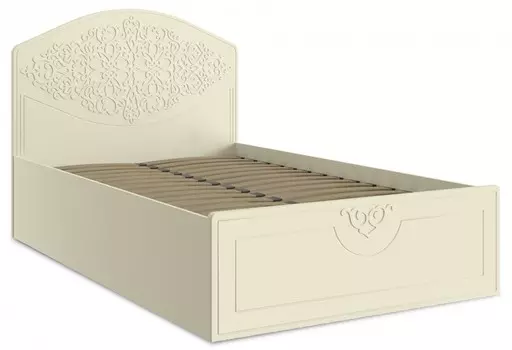 Кровать полутораспальная Ассоль Плюс АС-68 Компасс-мебель АС-68 (с ламелями и п/м)