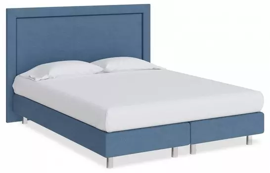 Кровать полутораспальная London Boxspring Lift Proson 140-200 Кровать London Boxspring Lift Тетра Голубой
