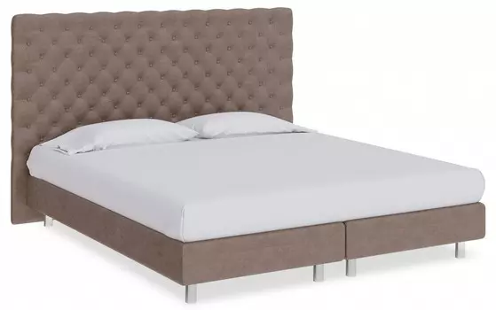 Кровать полутораспальная Paris Boxspring Elite Proson 140-200 Кровать Paris Boxspring Elite Лофти Кофейный