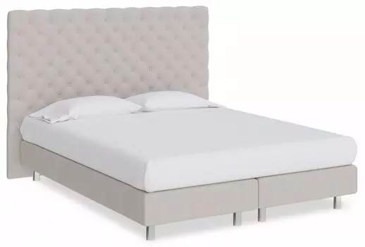 Кровать полутораспальная Paris Boxspring Lift Proson 140-200 Кровать Paris Boxspring Lift Тетра Молочный