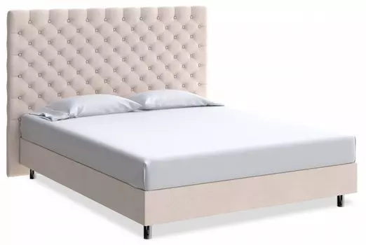 Кровать полутораспальная Paris Boxspring Standart Proson 140-200 Кровать Paris Boxspring Standart Ultra Суфле